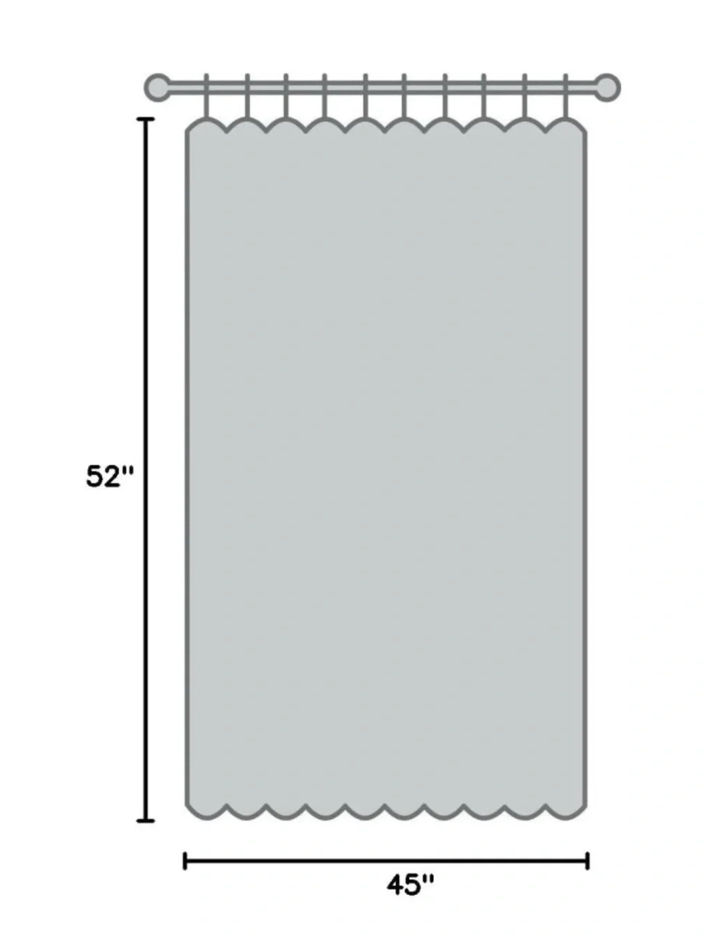 Neutral Textured Thermal Blackout Curtain Panel - Home Accents